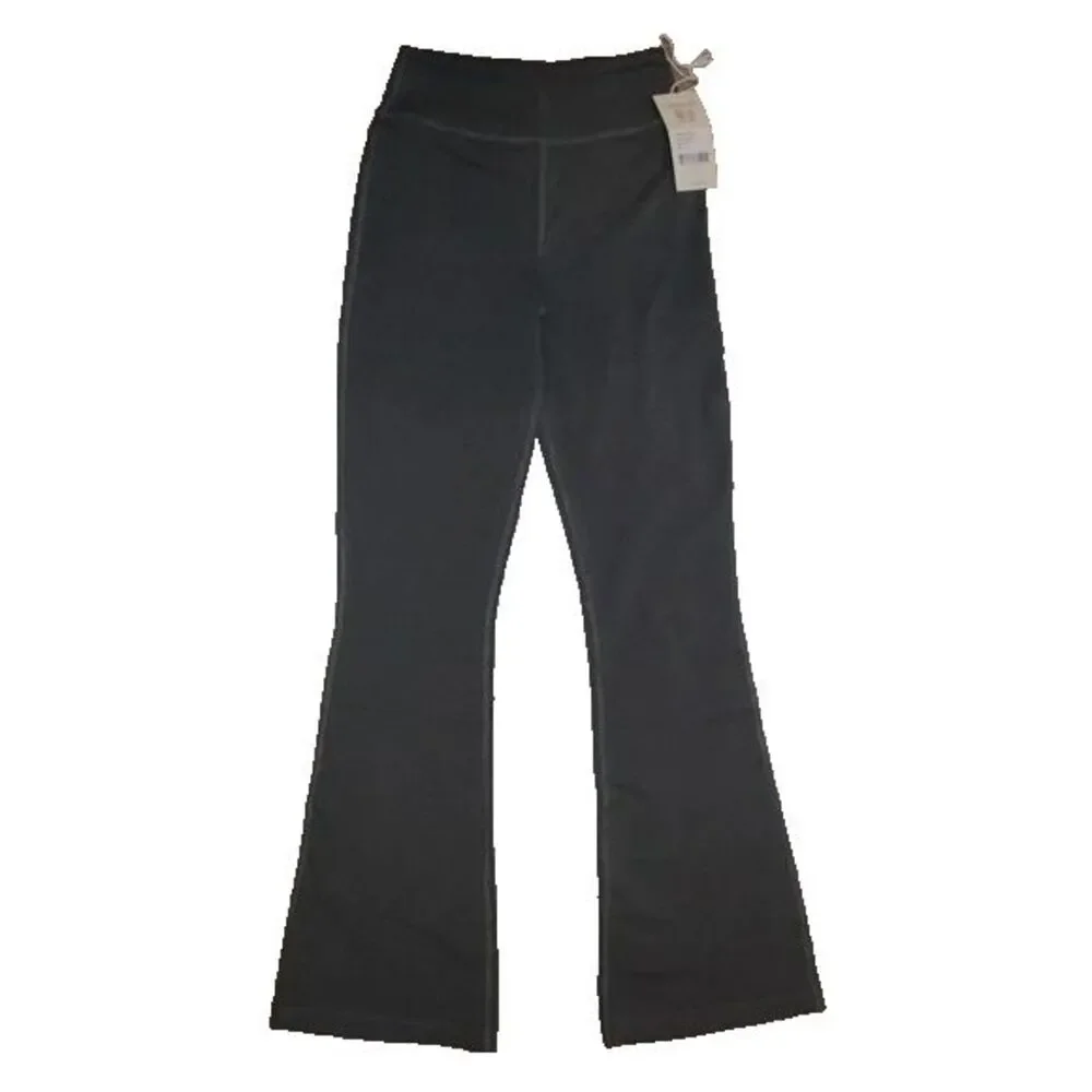 MATE THE LABEL ORGANIC COTTON BOOTCUT LEGGINGS BLACK NEW - Picture 5 of 5